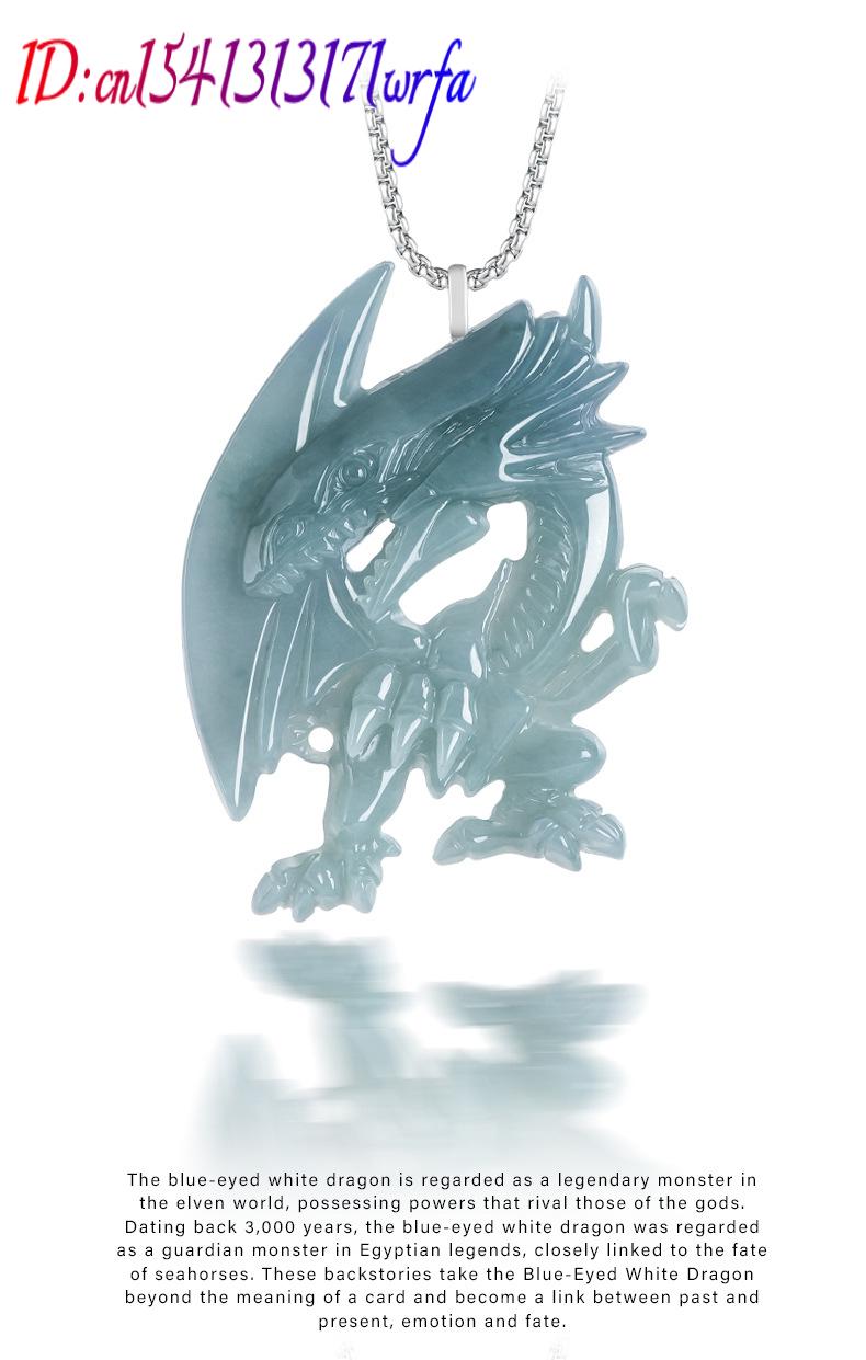女性用ブルードラゴンペンダント付きネックレス,バームジェイド - Necklaces のレビューと価格