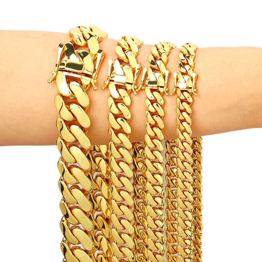卸売 10mm/12mm/15mm/20mm 真鍮製マイアミ - Cuban Link Chain 12Mm のレビューと価格